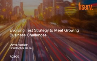 Evolving Test Strategy to Meet Growing Business Challenges -- Fiserv Use Case of PDF Testing