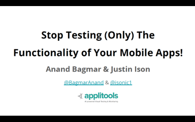 Mobile Testing webinar