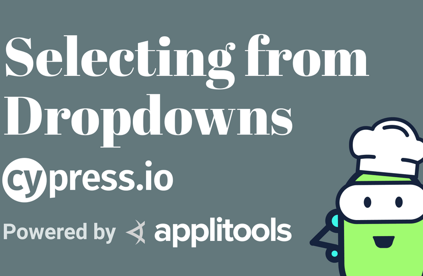 Cypress - Select from Dropdown