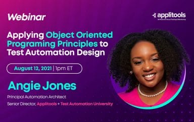 Applying Object Oriented Programming Principles to Test Automation Design