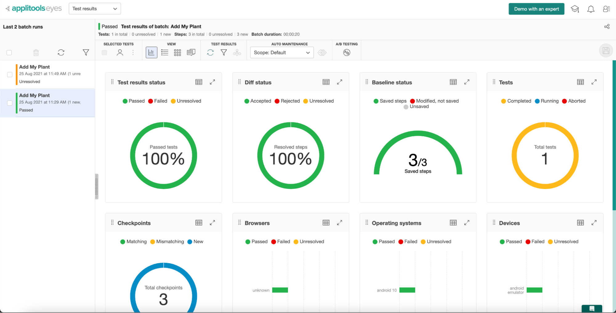 Getting Started with Visual UI Testing for Android Apps with Applitools ...