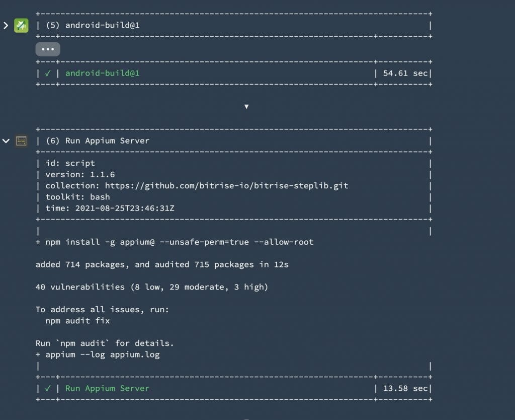 install and run Appium server install and run Appium server