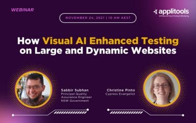How Visual AI Enhanced Testing on Large and Dynamic Websites