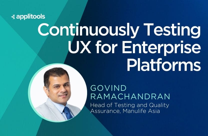 Continuously Testing UX for Enterprise Platforms