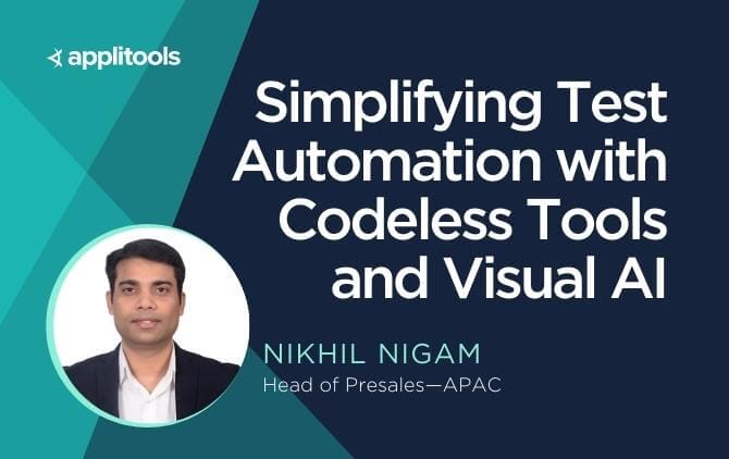 Simplifying Test Automation with Codeless Tools and Visual AI