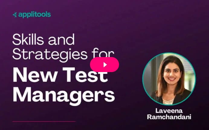 Video preview of Skills and Strategies for New Test Managers